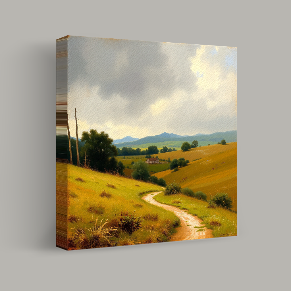 Journey Through Rolling Fields view 1