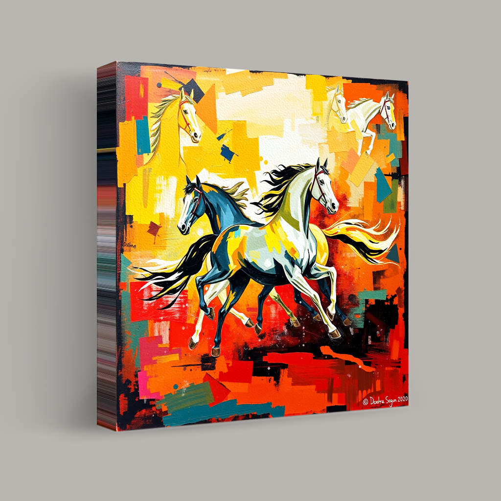 Galoper à travers les rêves du kaléidoscope vue 1