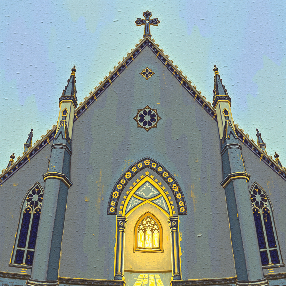 Gothic Arches Illuminated view 2