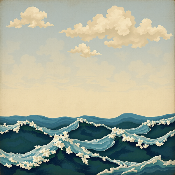 The Serene Waves of Dawn