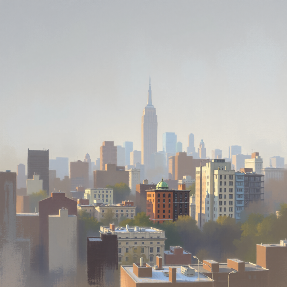 Morning in the Metropolis view 2