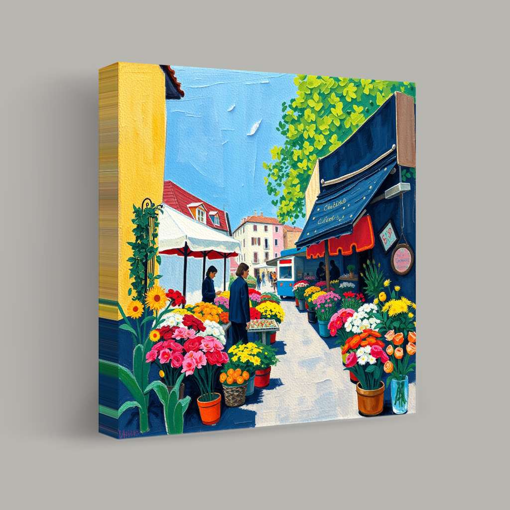 Stroll Through the Flower Market view 1