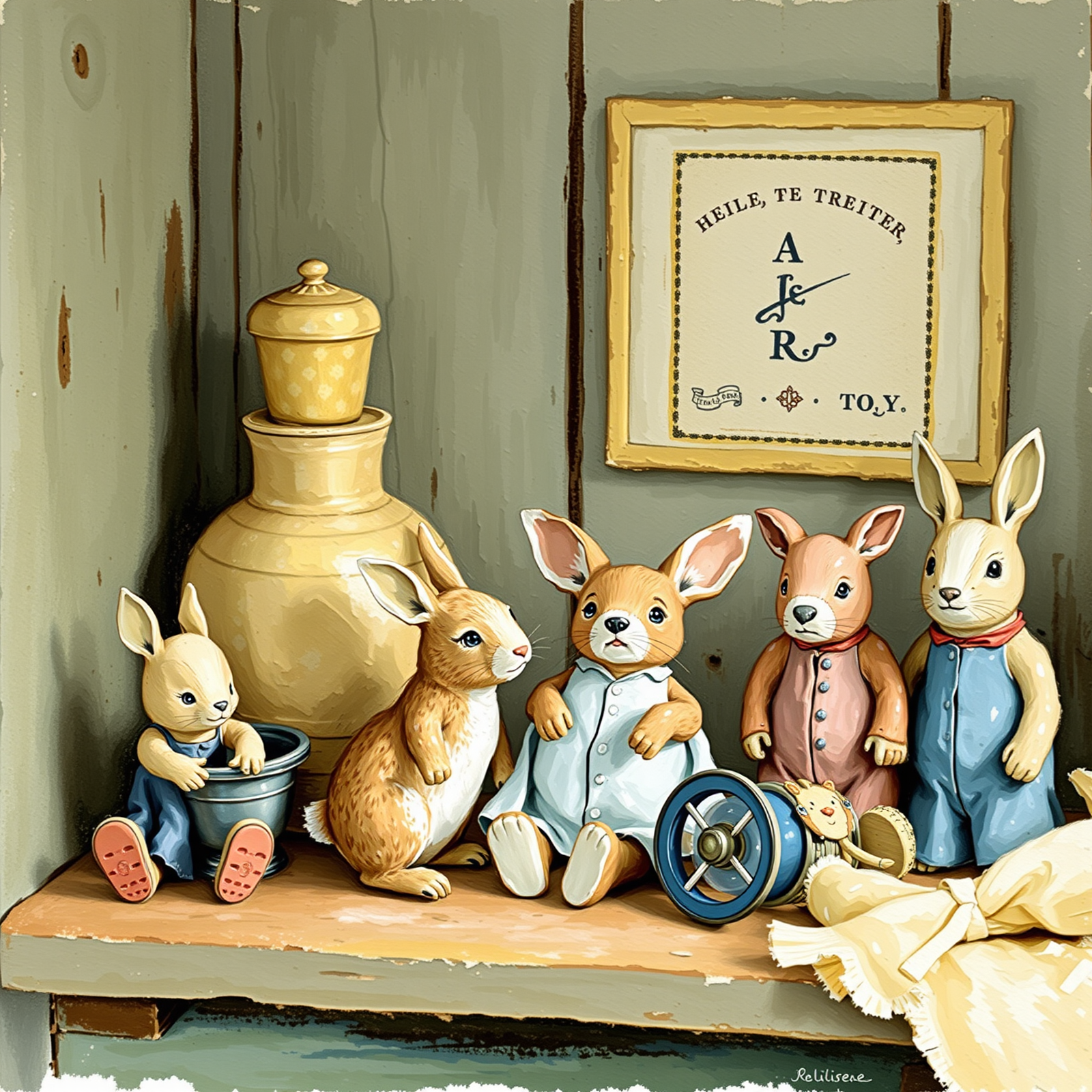 Collectibles on the Shelf view 2