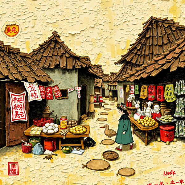 Stroll Through the Village Market